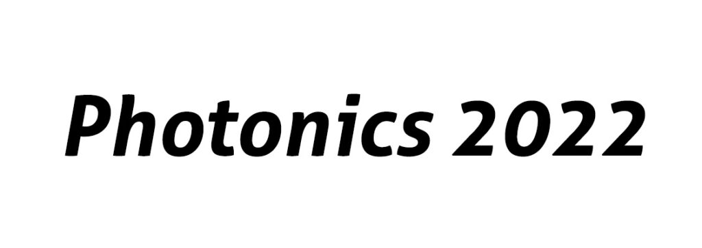 Wort „Photonics 2022” in der Schriftart Aller Bold Light geschrieben