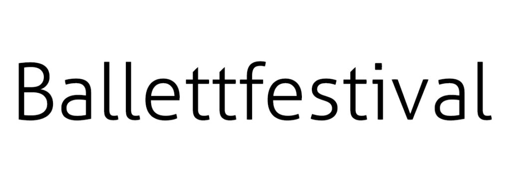 Wort „Ballerrfestival” in der Schriftart Aller Light geschrieben