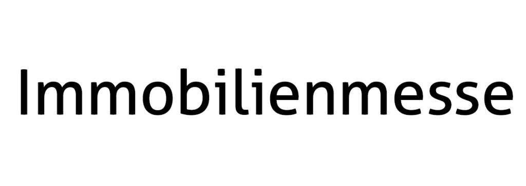 Wort „Immobilienmess” in der Schriftart Aller Regular geschrieben